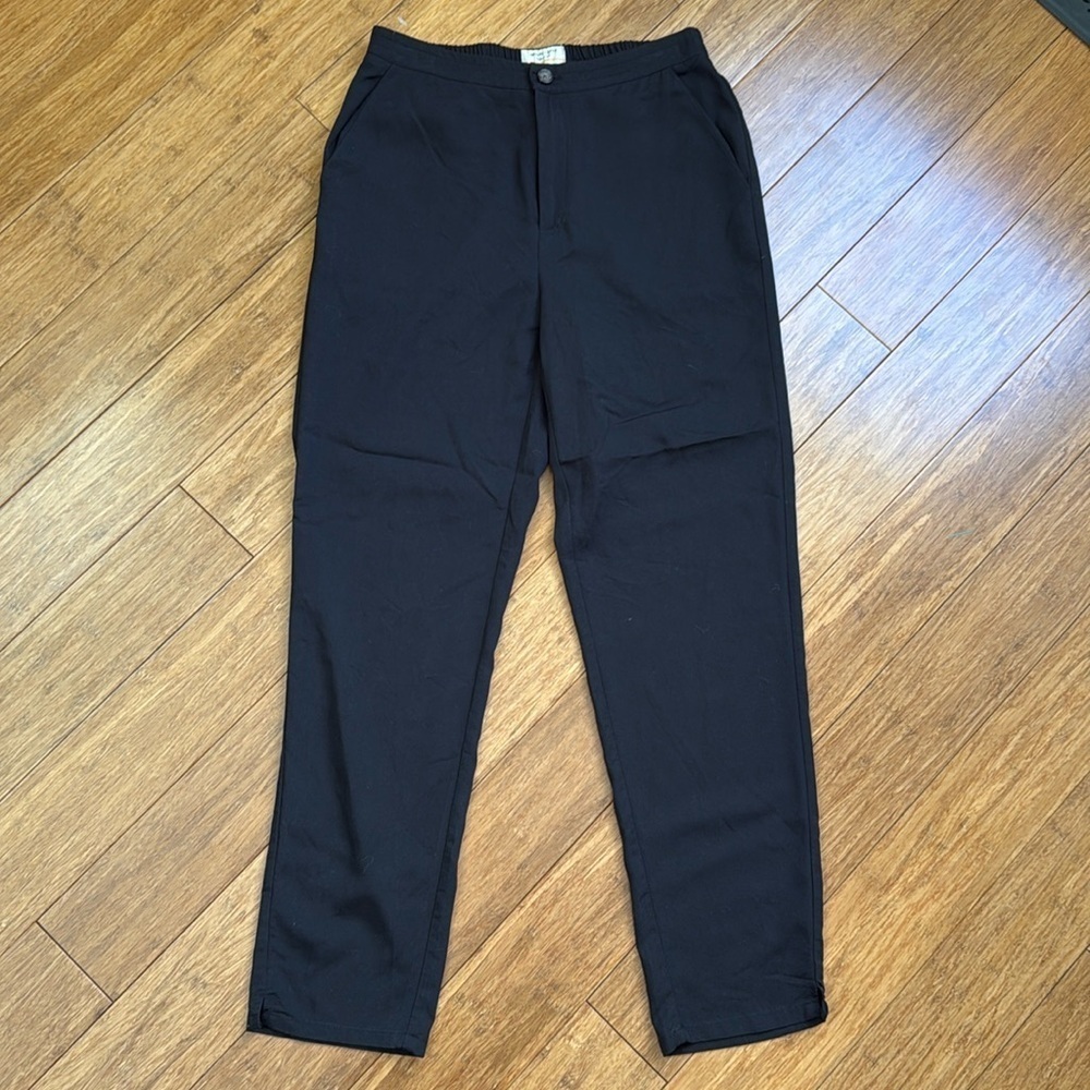 NWOT MARINE LAYER Black Ankle Pant sz S